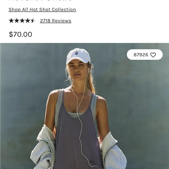 FP Movement by Free People Charcoal Jumpsuit - Picture 3 of 4